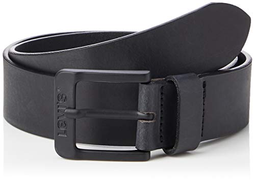 Levi's Metalowy pasek unisex, czarny, 70
