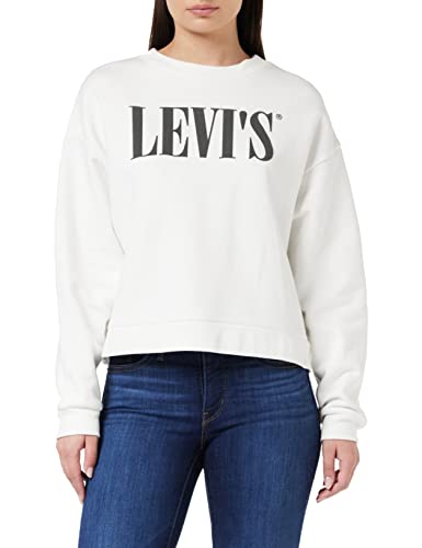 Levi's Bluza damska Graphic Diana Crew, biały (seria 90's White+ 000), XS