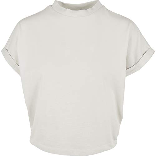 Urban Classics Damska koszulka damska Short Pigment Dye Cut On Sleeve Tee koszulka damska w wielu kolorach, rozmiary XS-5XL, asfalt palesfaltowy, M