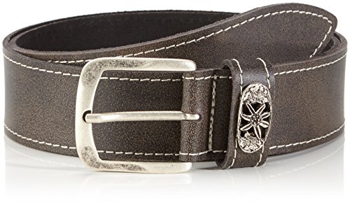 Werner Trachten Pasek do stroju ludowego, uniseks, Brązowy (brązowy 502), 125