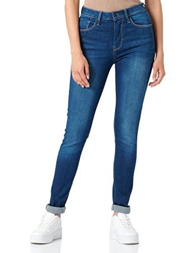 Pepe Jeans Dżinsy damskie Regent skinny, Blue Dark Used Hydroless Denim, 27W x 32L