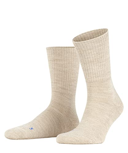 FALKE Uniseks Skarpety Walkie Light U SO Wełna Merynosa jednokolorowe 1 Para, Beżowy (Sand Melange 4490), 42-43