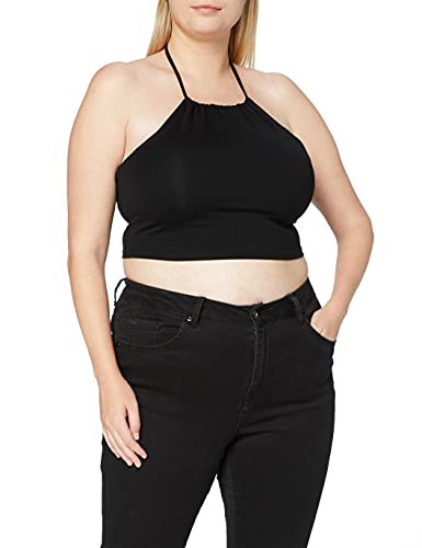 Urban Classics Damska koszulka damska z krótkim rękawem, czarny, L