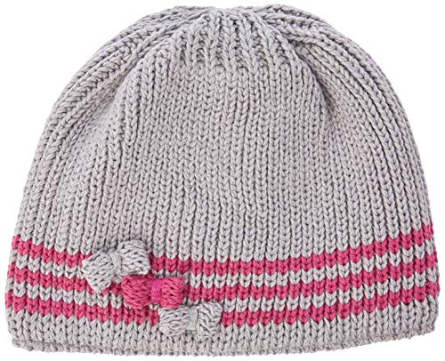 Döll Dziewczęca czapka garnkowa dziana czapka, szary (light gray melange 8100), 51 cm