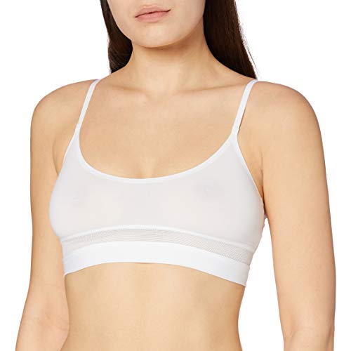 Sloggi Damski biustonosz Ever Fresh Crop Top, biały, XS