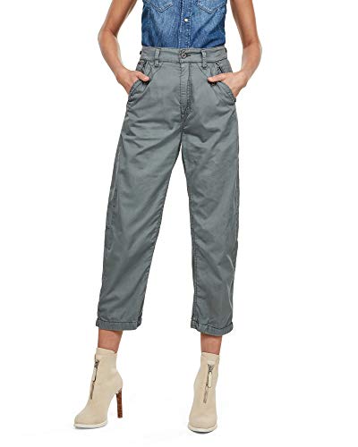 G-STAR RAW Damskie spodnie Army City Mid Boyfriend Straight Pants, Szary (Lt Building Gd D17041-c322-b576), 30W / 32L