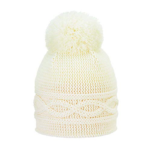 Sterntaler Dziewczęca czapka z, écru, 55 cm