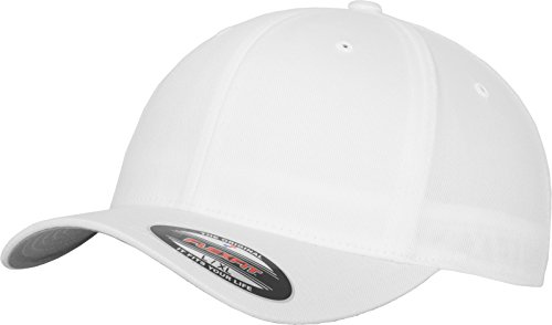 Flexfit Wooly czesana czapka bejsbolowa, biała, X-Mall/S