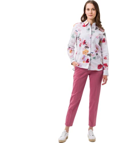 BRAX Damskie spodnie Slim Fit Chino Style Maron Stretch Bawełna