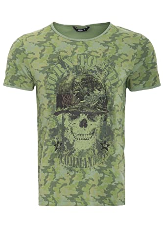 King Kerosin Męski T-shirt Born to Kill, Evergreen, M