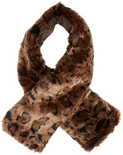 EFERRI Scarf Lepard szalik damski z nadrukiem zwierzęcym, Nadruk zwierzęcy, 11xx80