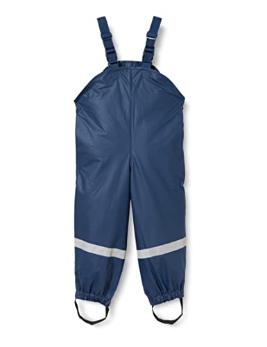 Playshoes 408622 polarowe spodnie na szelkach Uniseks - dzieci, 11 - Marine, 80