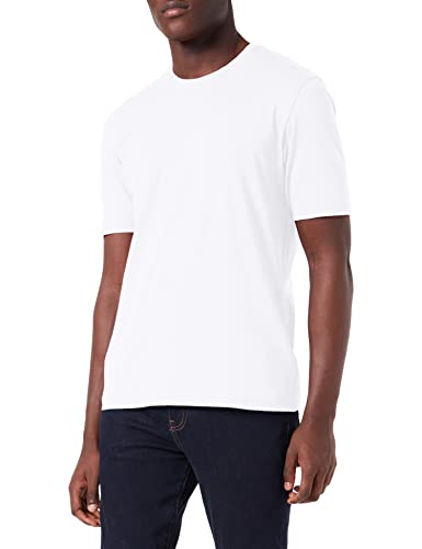 FYNCH-HATTON Męski T-shirt Basic, biały (White 802), M