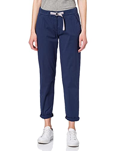 BRAX Damskie spodnie typu chino Relaxed Fit Style Mel S Stretch bawełna, indygo, 34W / 32L