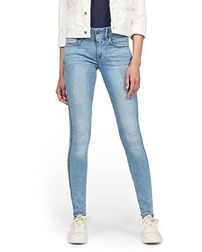 G-STAR RAW obcisłe jeansy damskie Lynn ze średnim stanem