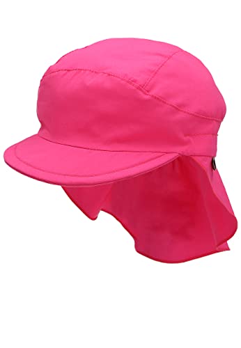 Sterntaler Unisex_Adult Schirmmütze M. Nackenschutz płaska czapka, Różowy (magenta 745), Rozmiar uniwersalny