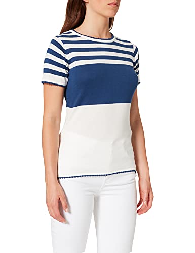 Mexx Sweter damski, w paczce wielokolorowy (niebieski/jasny biały 300160), mały (rozmiar producenta: S)