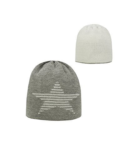 Döll Unisex czapka z daszkiem do odwrócenia dzianinowa czapka, Szary (light gray melange 8100), 49