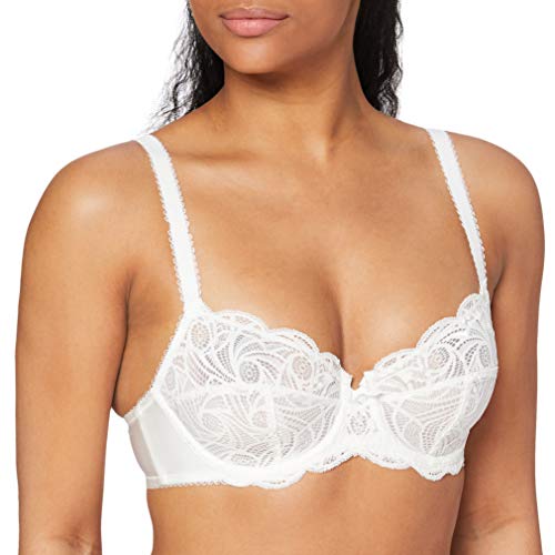 Sans Complexe Damski biustonosz z fiszbinami Ariane Soutien Gorge Classique Armatures bez wyściółki, kość słoniowa, 75G