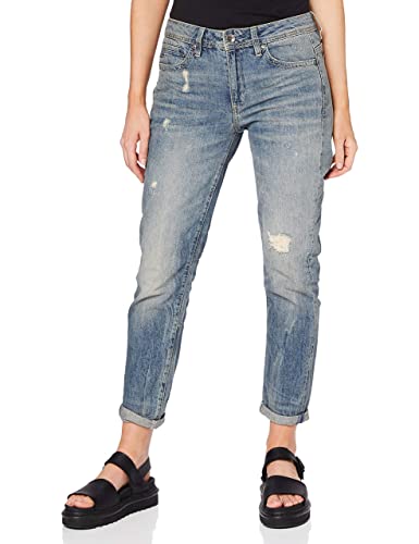 G-STAR RAW Dżinsy damskie Midge Saddle BoyfriendG-STAR RAW jeansy damskie Midge Saddle Boyfriend, niebieski (Lt Aged Destroy 8586-1243), 25W x 32L