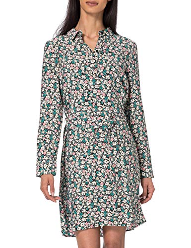 VERO MODA Damska sukienka Vmellie L/S Short Dress Wvn, Nomad/Aop:ellie, S