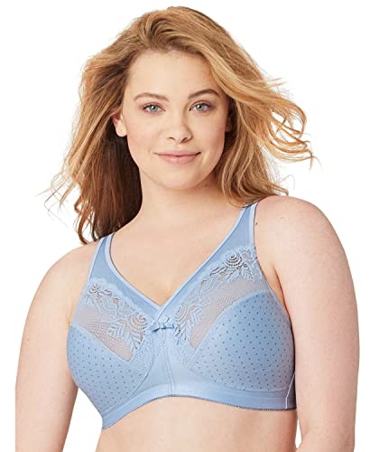Glamorise Damski biustonosz podtrzymujący z pełną figurą MagicLift bez fiszbin Minimizer #1003