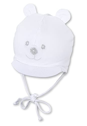 Sterntaler Niemowlęta - chłopięca czapka z daszkiem 4001466, biały, 49 cm