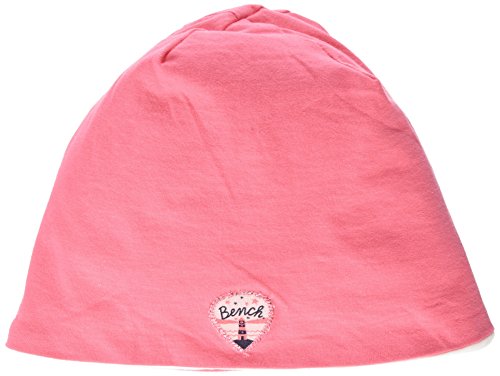 Bench Czapka dziewczęca z dżerseju Beanie AOP, różowy (Pink BL11213), S/M