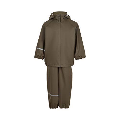 Celavi Unisex Basic Rainwear Set Recycle Pu Rain Jacket dziecięca kurtka przeciwdeszczowa, Sea Turtle, 80