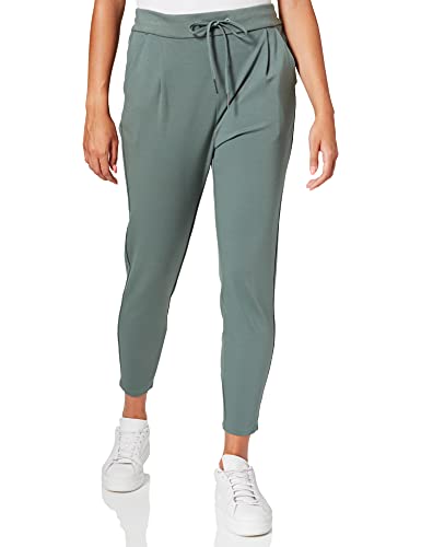 VERO MODA Vmeva Mr Loose stringi Ga Noos spodnie damskie, Balsam Green, S x 32L