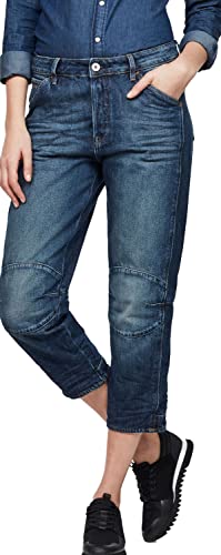 G-STAR RAW Dżinsy damskie 5622 3D High Waist Boyfriend długość 7/8, niebieski (Medium Aged 9436-071), 30W x 30L