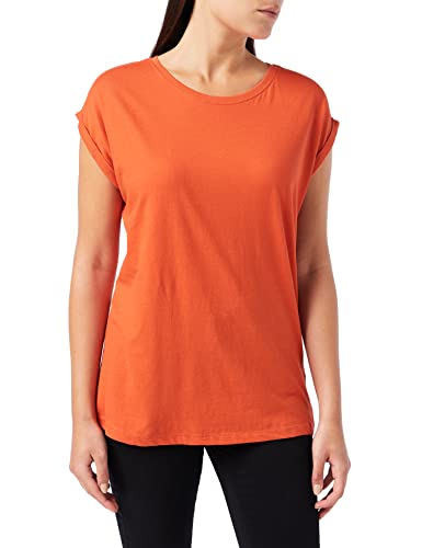 Urban Classics Damska koszulka z długim rękawem, blodpomarańczowy, XXL