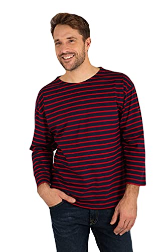 Armor Lux t-shirt męski beg meil, wielokolorowy (Navire/Braise 455), XL