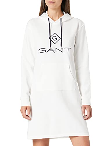 GANT Damska sukienka z kapturem Lock Up, Eggshell, XL