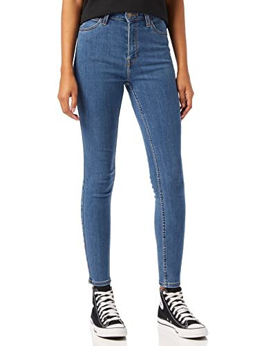 Lee Jeansy damskie Ivy, Niebieski (Clean Play Zh), 33W / 33L