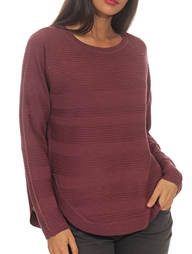 ONLY Onlcaviar L/S KNT Noos sweter damski, czerwony (Wild Ginger Wild Ginger), M