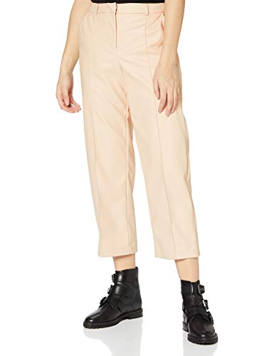 ONLY Damskie spodnie Onlhera Faux Leather Straight Pant PNT, Kamie? Pumeksowy, S