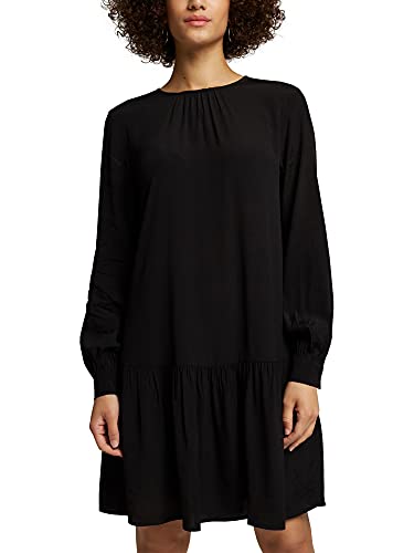 ESPRIT Sukienka z LENZING™ ECOVERO™, czarny, 34