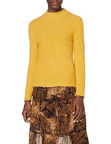 SPARKZ COPENHAGEN Damski sweter z golfem Cora, Słonecznik, M