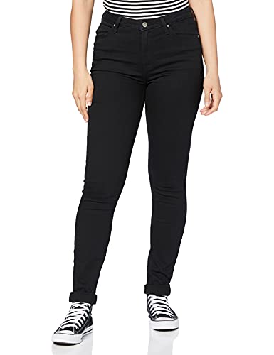 Lee Dżinsy damskie Scarlett High Black Rinse Skinny