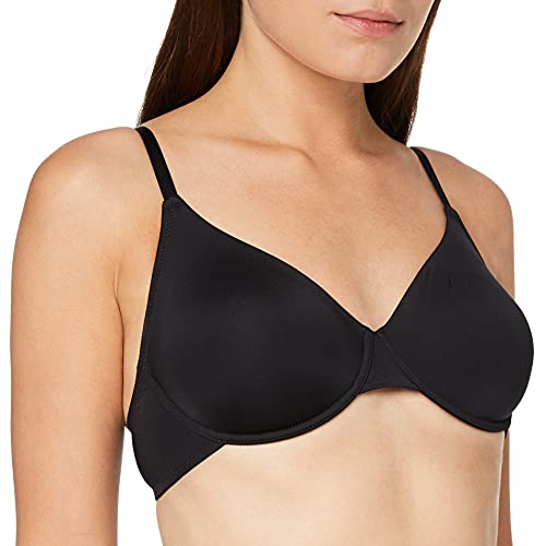 Palmers Mikro Fine Push-up biustonosz z obręczami, czarny, 80B