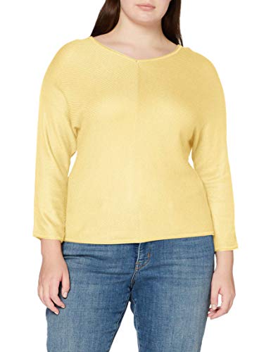 TOM TAILOR Damski sweter z rękawami nietoperza 1021371, 22234 - Honey Popcorn, M