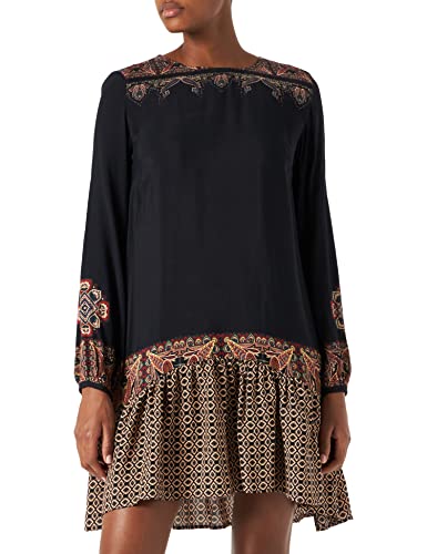 Desigual Kobiety Vest Praga Sukienka, Wielokolorowy, S