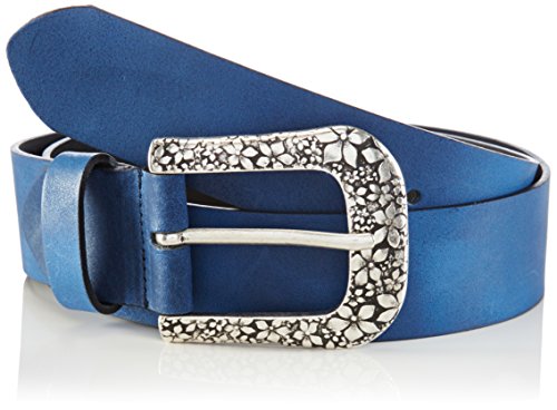 MGM Damski pasek kwiatowy, Niebieski (niebieski-asi 2), 90