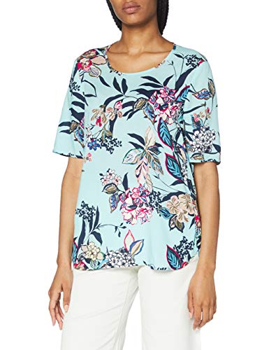 Gerry Weber Bluzka damska, Aqua Ecru lemoniada druk, 38 PL
