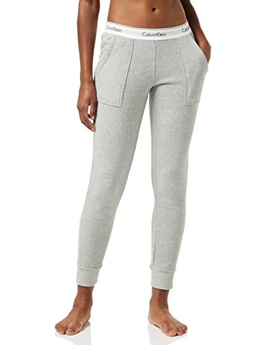 Calvin Klein Damskie Spodnie Sportowe do Joggingu, Szary Wrzos, XS