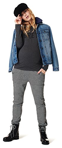 Supermom Damskie spodnie do biegania Utb Check, wielokolorowy (Black C270), L