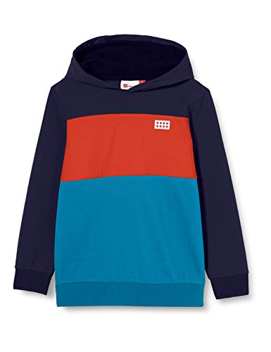 Lego Wear Chłopięca bluza z kapturem, 590 Dark Navy, 110 cm