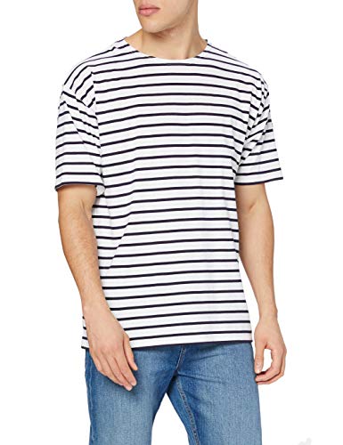 Armor Lux T-shirt męski, biały (400 Blanc/Navire), XL
