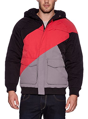 Urban Classics Kurtka męska Zig Zag Fastlane, wielobarwny (Blkredgry 298), S